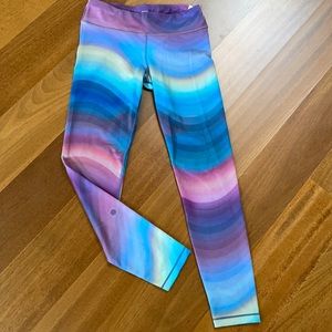 Athleta girl leggings multicolored